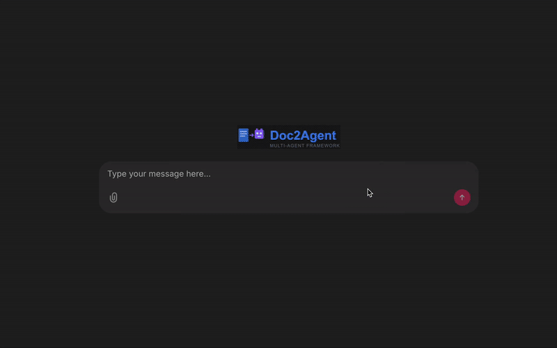 Doc2Agent intro animation